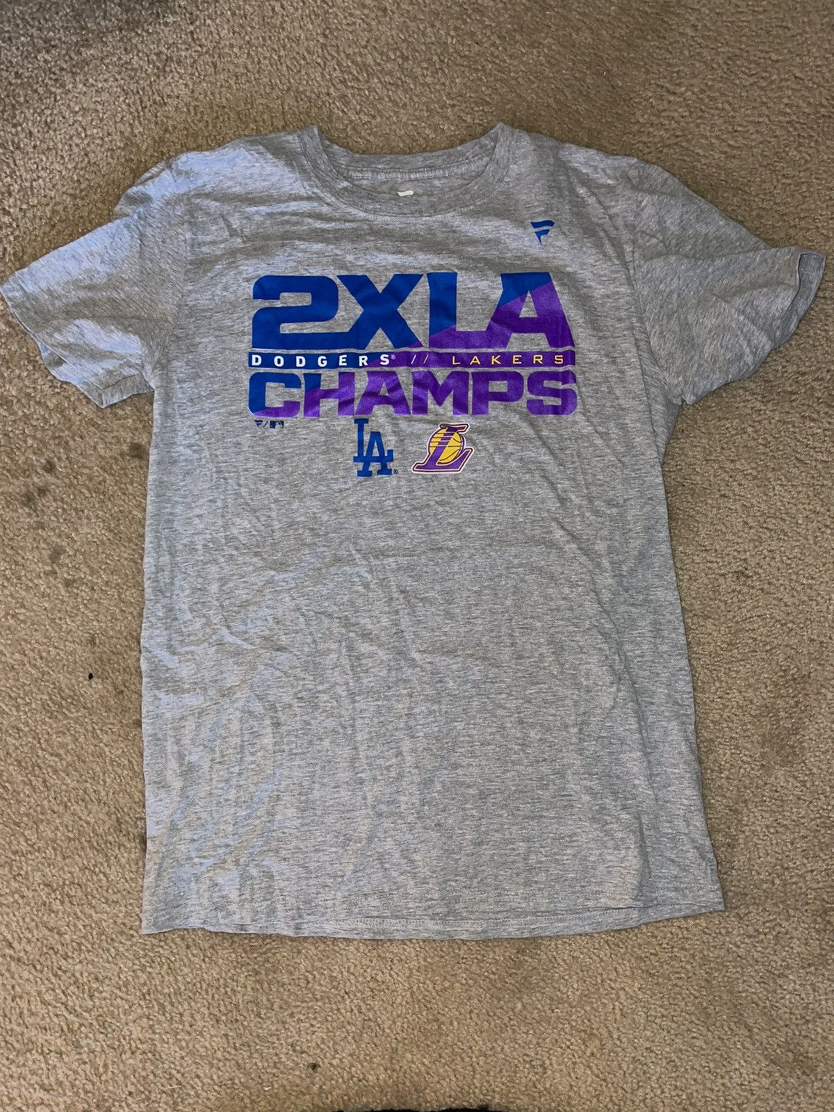 MLB × NBA Los Angeles Dodgers/Lakers Offficial 2020 Dual Champions Size US M / EU 48-50 / 2 - 1 Thumbnail