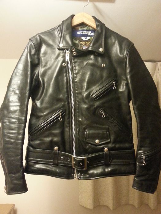 Junya Watanabe Vanson Leather Perfecto Jacket | Grailed
