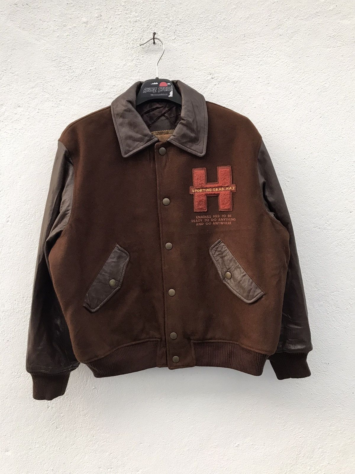 Hai Sporting Gear × Issey Miyake × Varsity Jacket Hai Sporting 