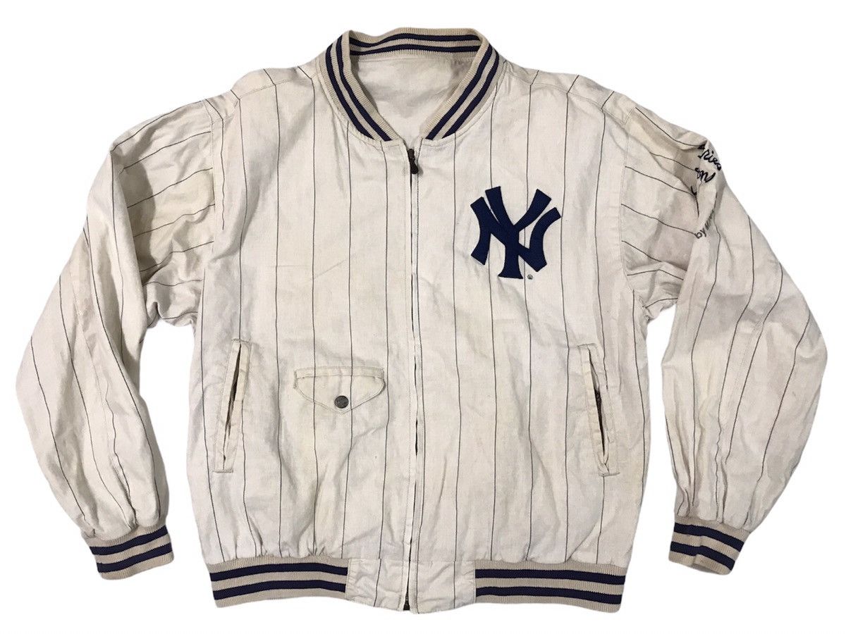 MLB × New York Yankees × Vintage New York Yankees Rivirsible Varsity Jacket Size US M / EU 48-50 / 2 - 3 Thumbnail
