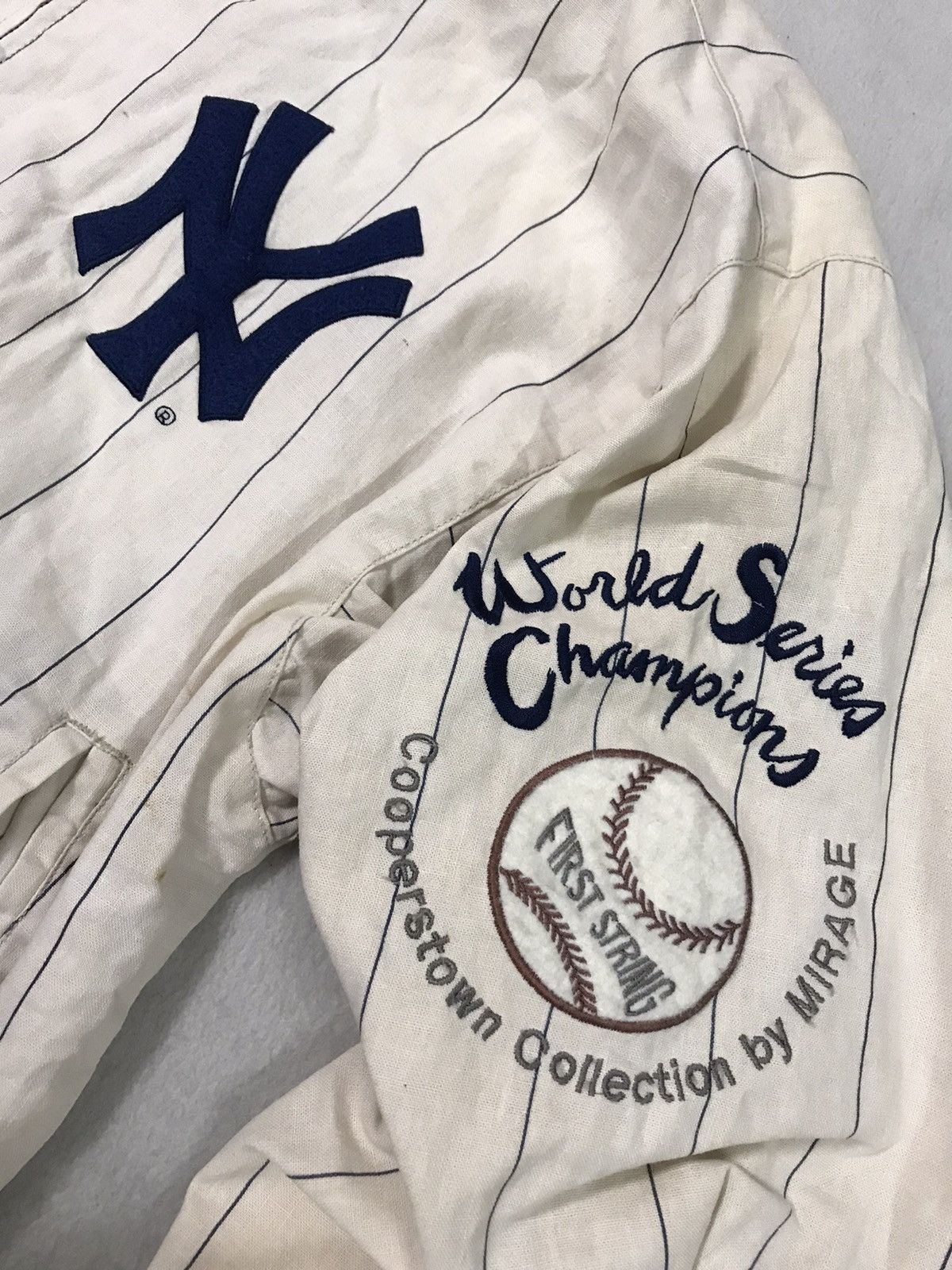MLB × New York Yankees × Vintage New York Yankees Rivirsible Varsity Jacket Size US M / EU 48-50 / 2 - 6 Thumbnail