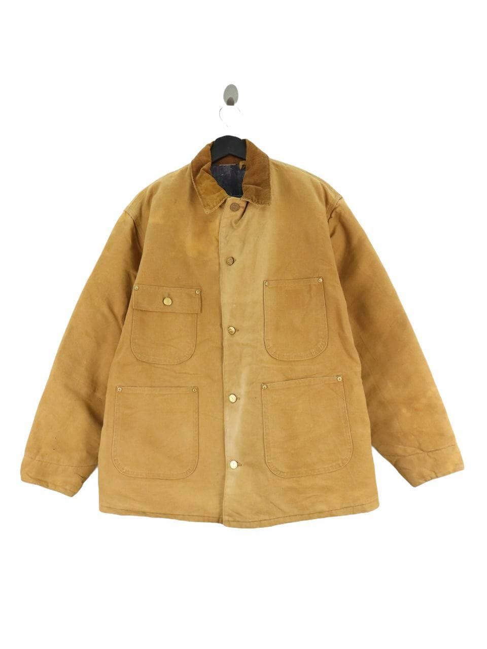 Carhartt 80s Anniv. 100 Years Duck Canvas Blanket Lined Chore Jacket Size US L / EU 52-54 / 3 - 2 Thumbnail