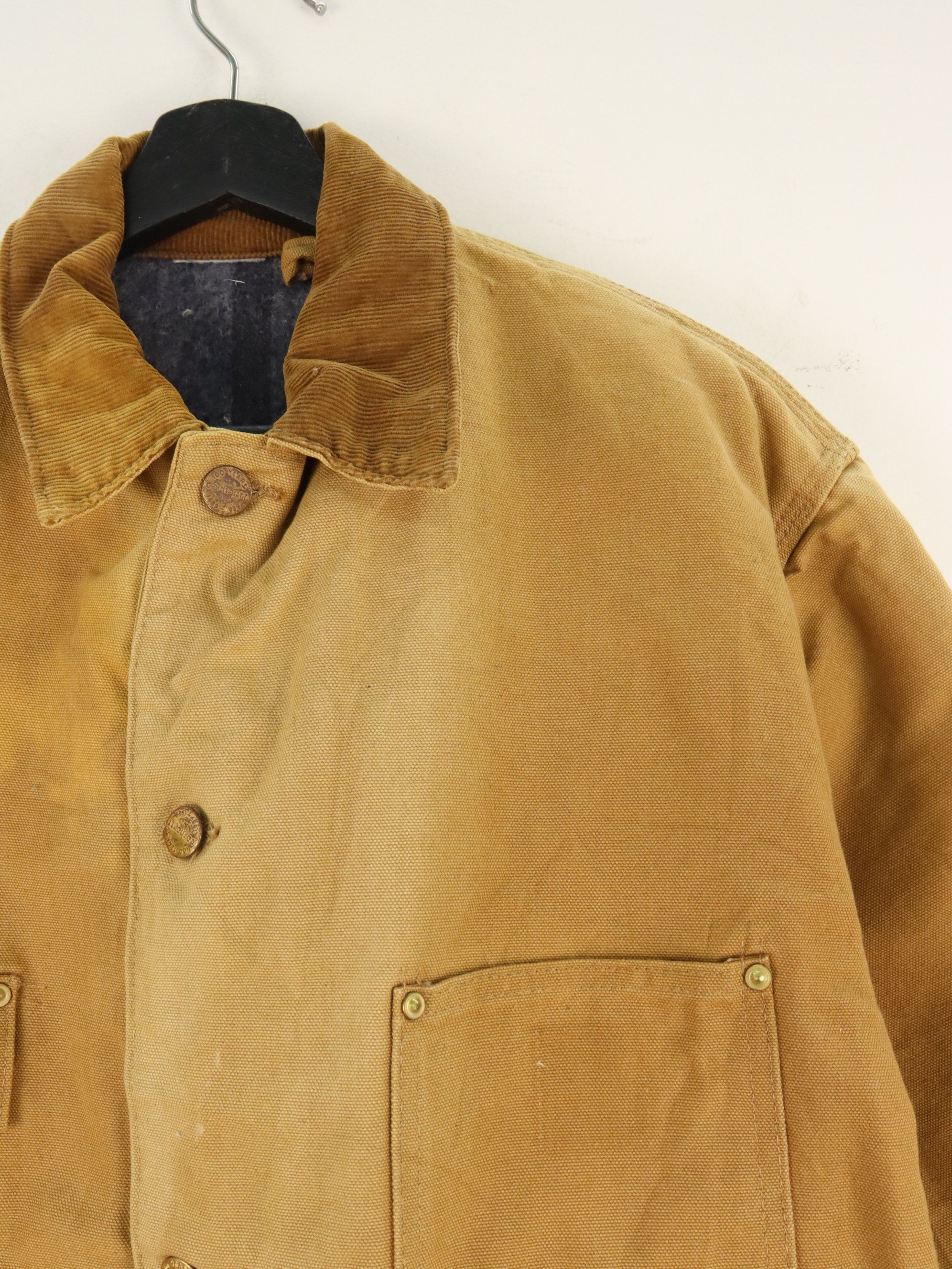 Carhartt 80s Anniv. 100 Years Duck Canvas Blanket Lined Chore Jacket Size US L / EU 52-54 / 3 - 8 Thumbnail