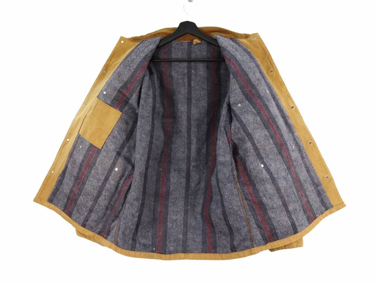 Carhartt 80s Anniv. 100 Years Duck Canvas Blanket Lined Chore Jacket Size US L / EU 52-54 / 3 - 4 Thumbnail