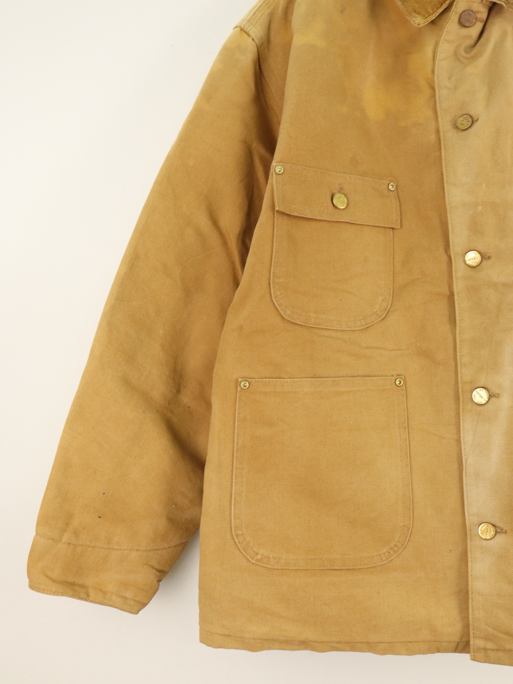 Carhartt 80s Anniv. 100 Years Duck Canvas Blanket Lined Chore Jacket Size US L / EU 52-54 / 3 - 9 Thumbnail