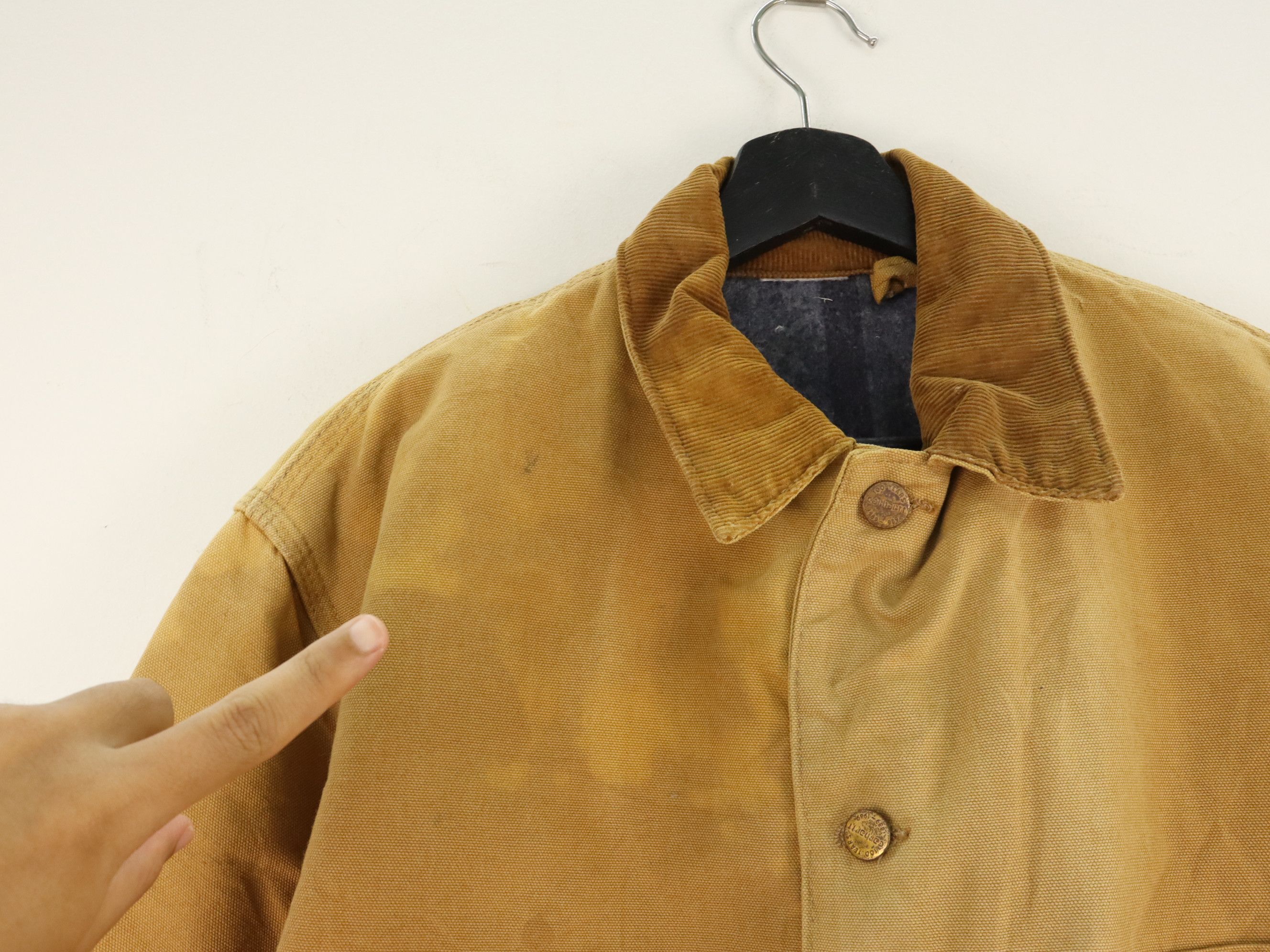 Carhartt 80s Anniv. 100 Years Duck Canvas Blanket Lined Chore Jacket Size US L / EU 52-54 / 3 - 6 Thumbnail