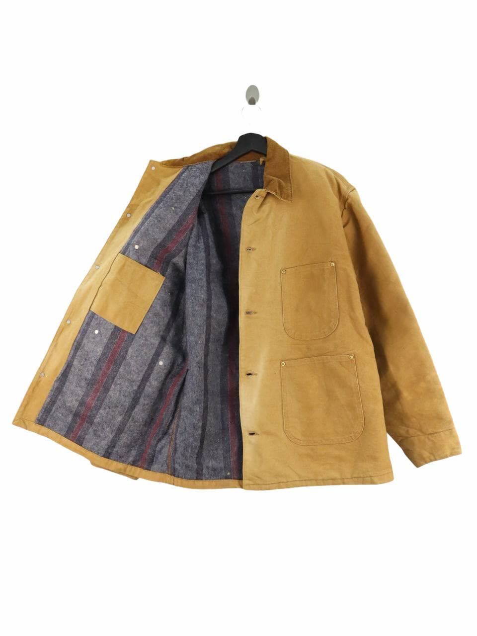 Carhartt 80s Anniv. 100 Years Duck Canvas Blanket Lined Chore Jacket Size US L / EU 52-54 / 3 - 1 Thumbnail