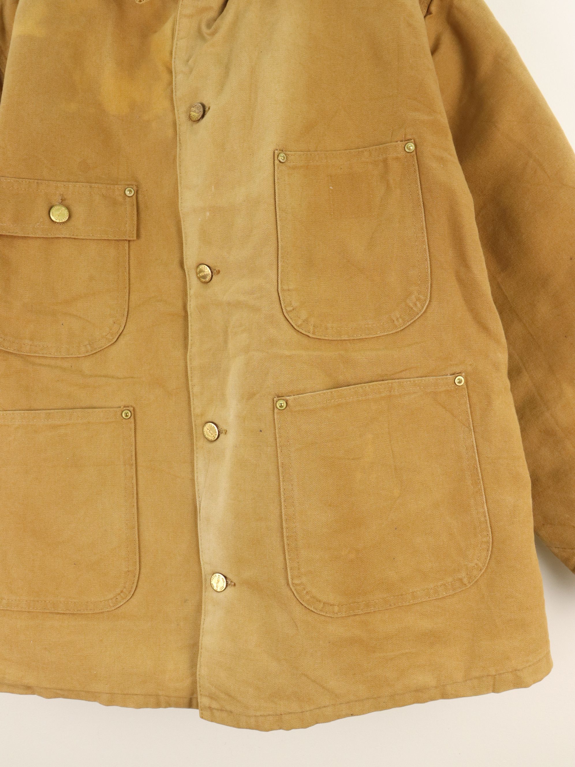 Carhartt 80s Anniv. 100 Years Duck Canvas Blanket Lined Chore Jacket Size US L / EU 52-54 / 3 - 12 Thumbnail