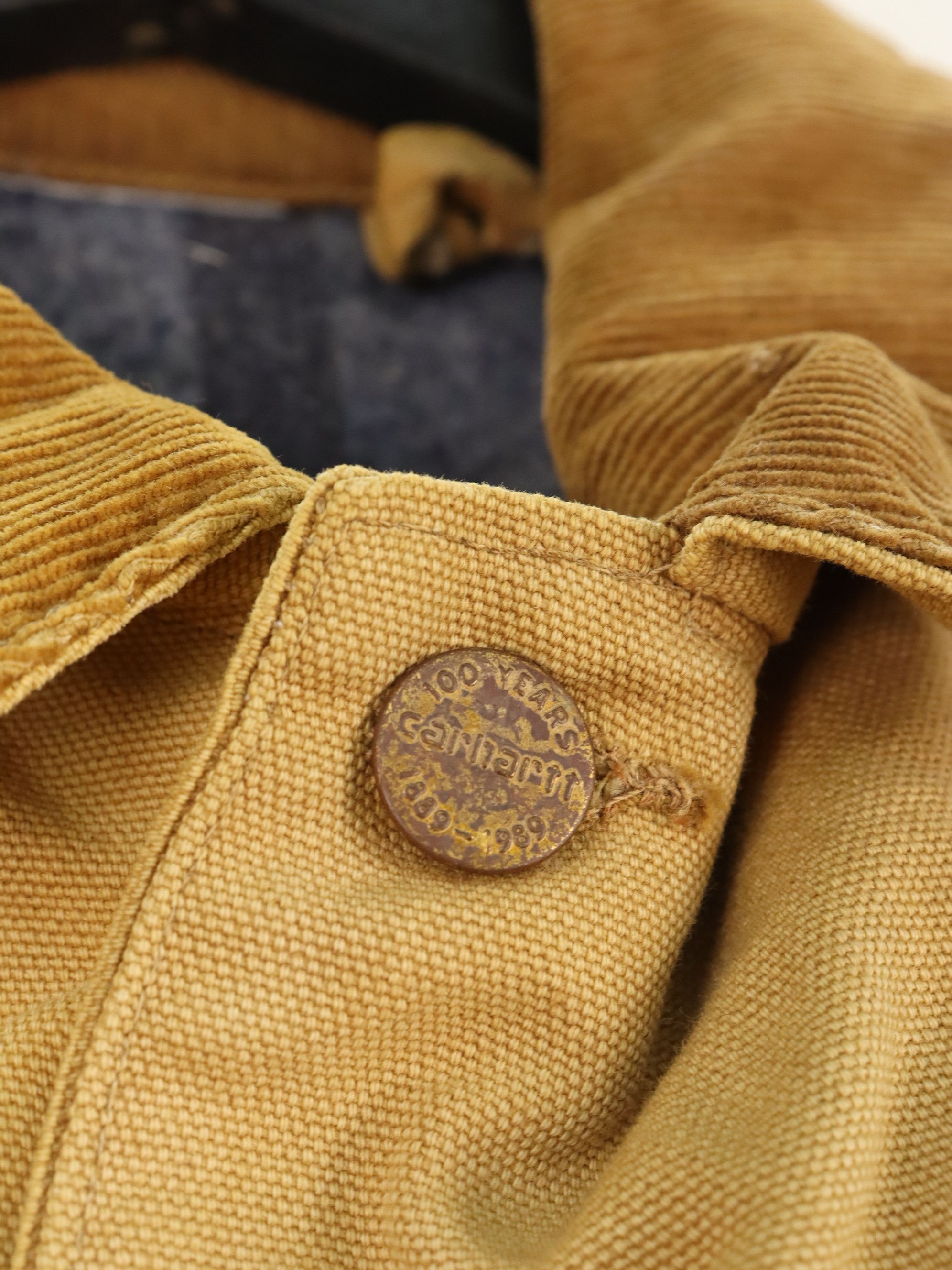 Carhartt 80s Anniv. 100 Years Duck Canvas Blanket Lined Chore Jacket Size US L / EU 52-54 / 3 - 5 Thumbnail