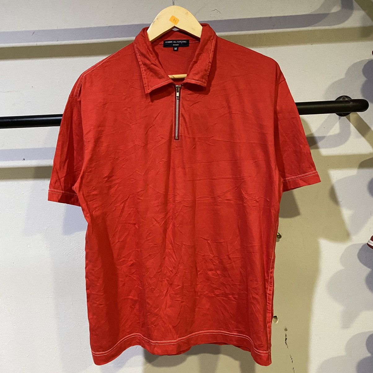 Comme des Garcons × Comme des Garcons Homme × Comme des Garcons SHIRT Comme Des Garcons Homme Zipper Tee Size US M / EU 48-50 / 2 - 1 Thumbnail