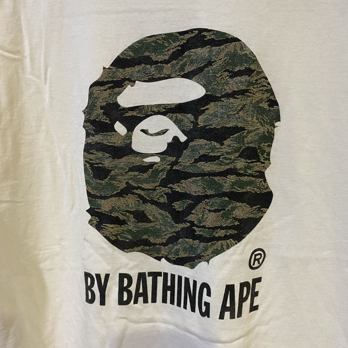 Bape × Vintage VINTAGE Bape Big Head Tiger Stripe Tee Size US L / EU 52-54 / 3 - 3 Thumbnail