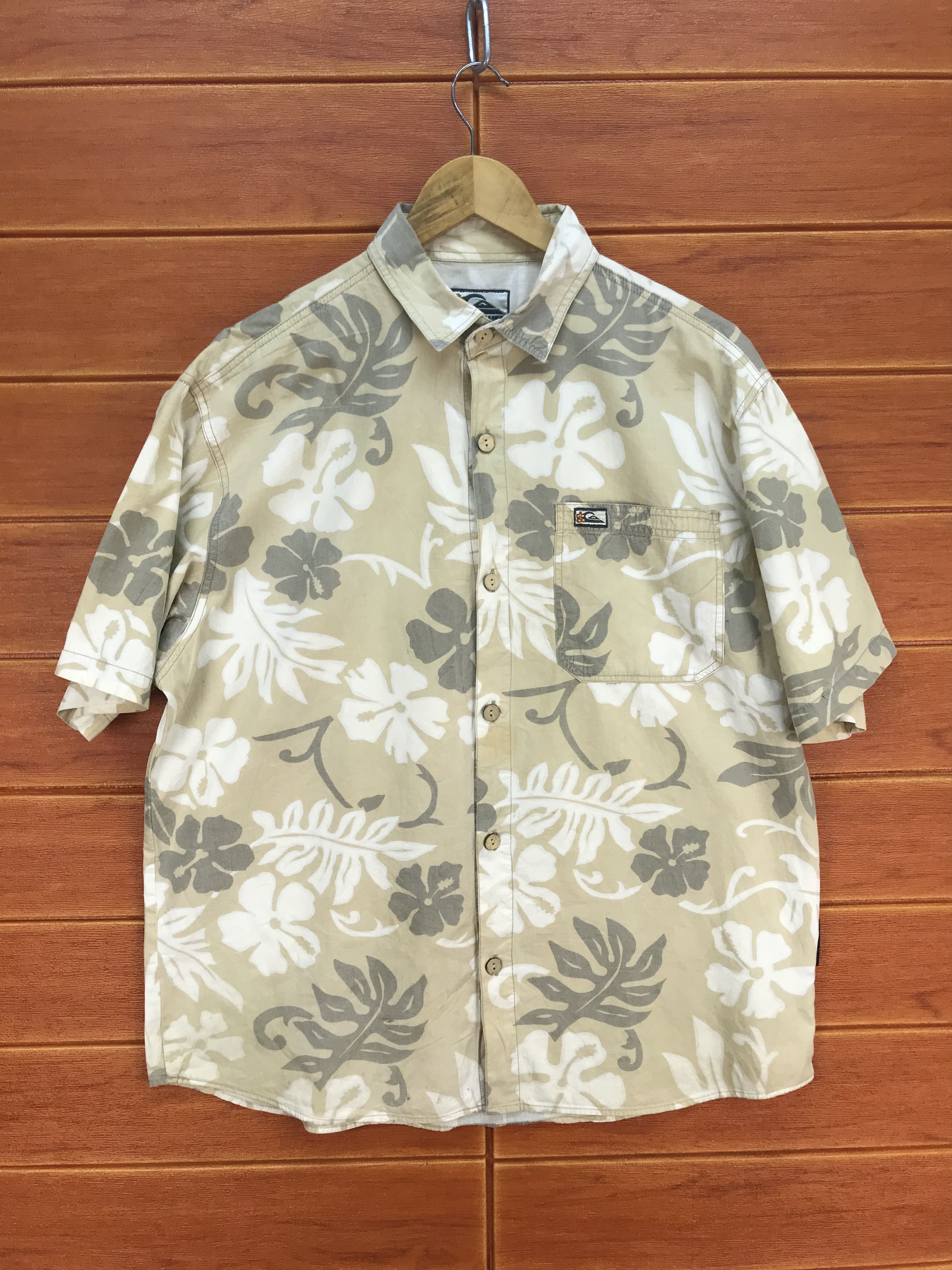 Quiksilver Vintage QUIKSILVER Hawaiian Shirt Size US M / EU 48-50 / 2 - 1 Thumbnail