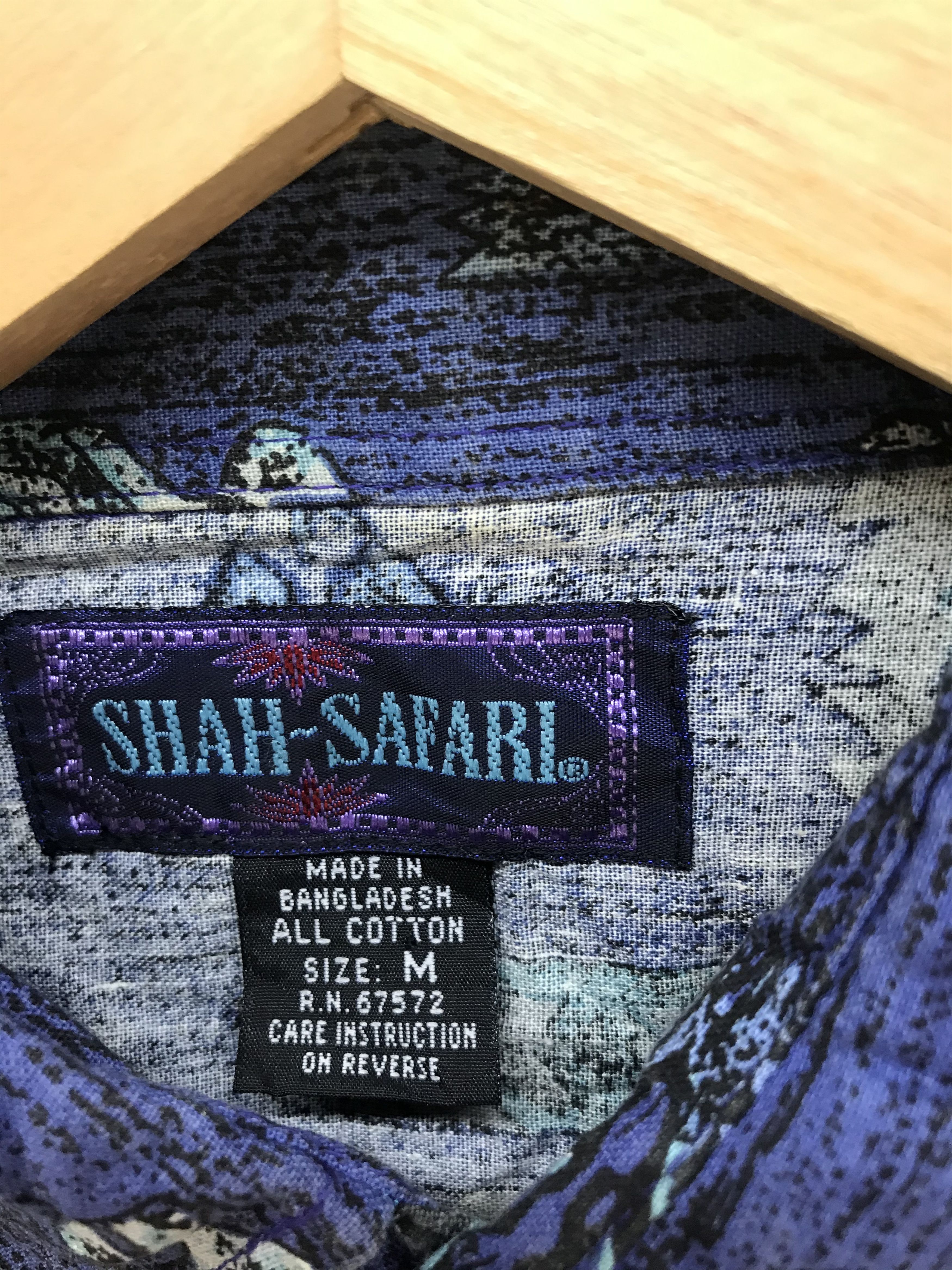 Vintage Vintage Shah-Safari Psychedelic Navajo Tribe Hawaiian Size US M / EU 48-50 / 2 - 5 Thumbnail