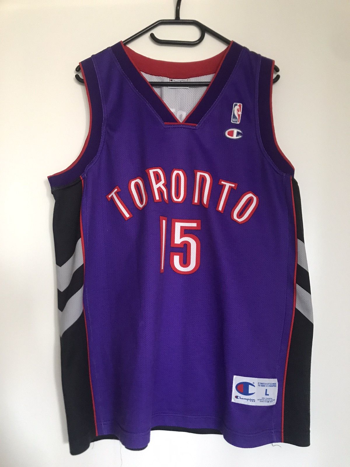 NBA Vince Carter Toronto Raptors NBA Jersey 2000 / 2001 Size US L / EU 52-54 / 3 - 1 Thumbnail