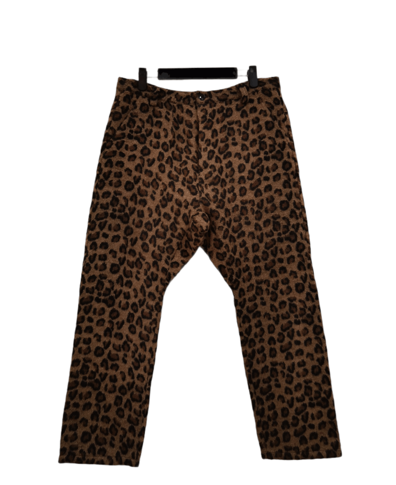 Japanese Brand Browny Japanese Brand Leopard Print Wool Pants Size US 32 / EU 48 - 1 Thumbnail