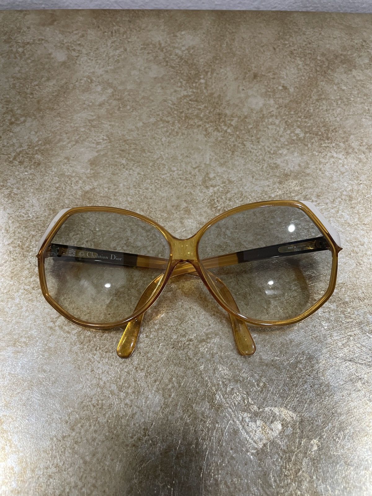 Vintage Christian Dior CD 2259 80 Gold Prescription Sunglasses Germany Vintage CHRISTIAN DIOR Ladies CD LOGO Eye Glasses Frame  main image 2