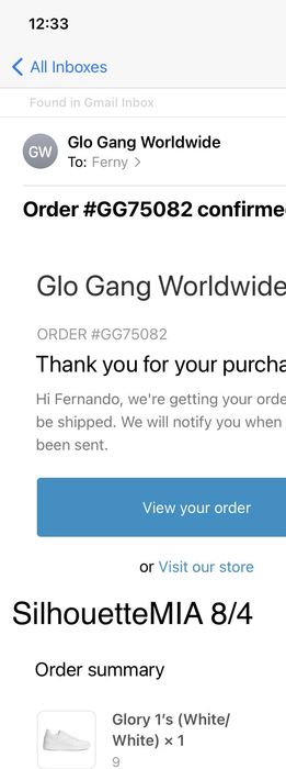 glo gang air force ones