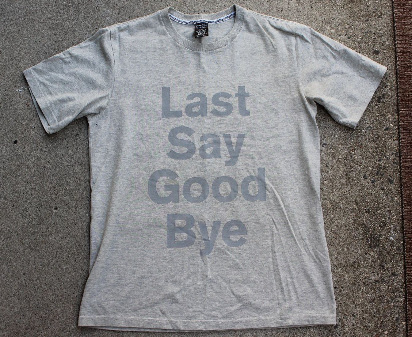 Number (N)ine Number Nine Last Say Goodbye Tee | Grailed