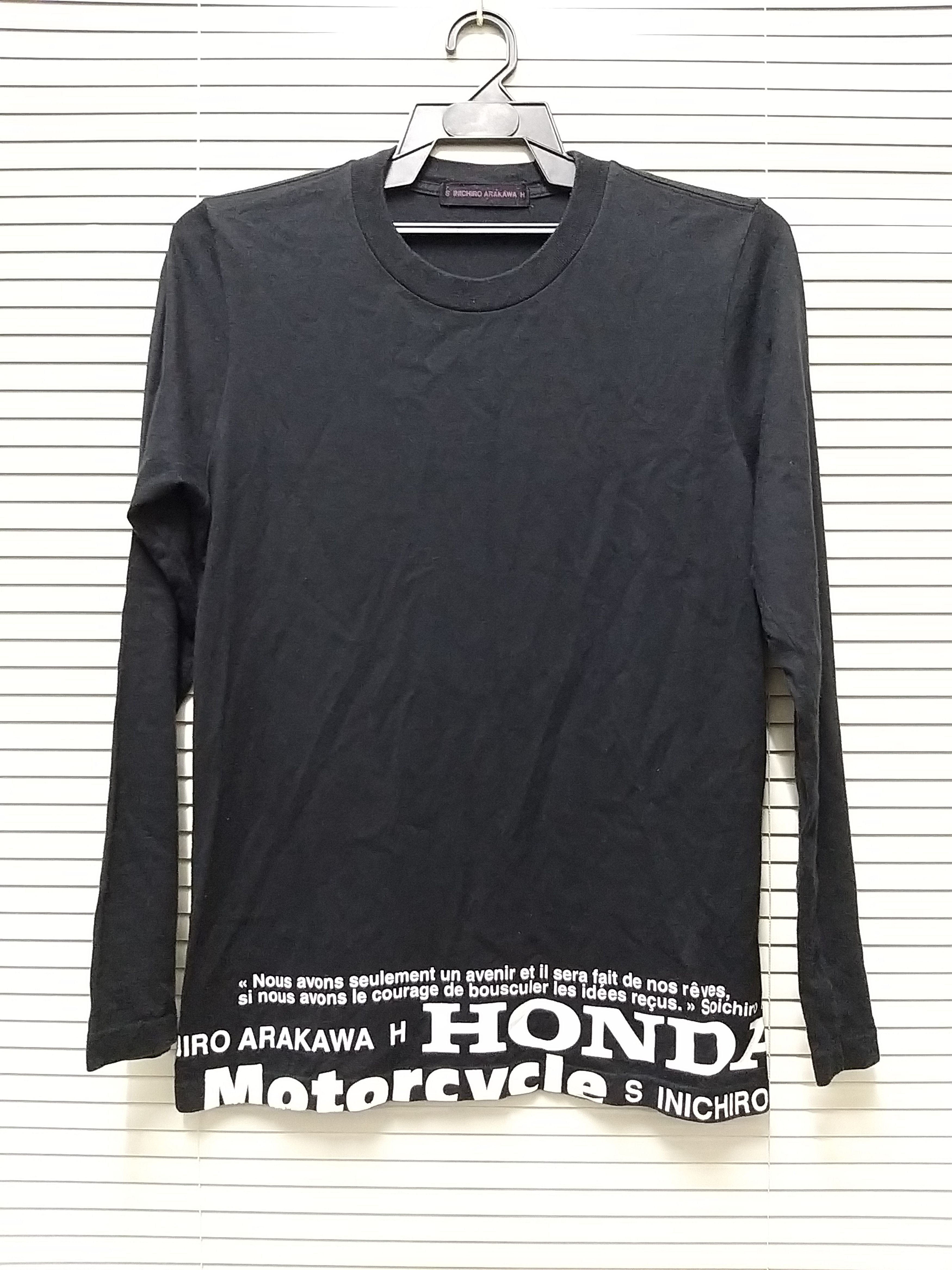 SHINICHIRO ARAKAWA VINTAGE SHINICHIRO ARAKAWA HONDA LONG SLEEVE T SHIRT Size US S / EU 44-46 / 1 - 1 Thumbnail