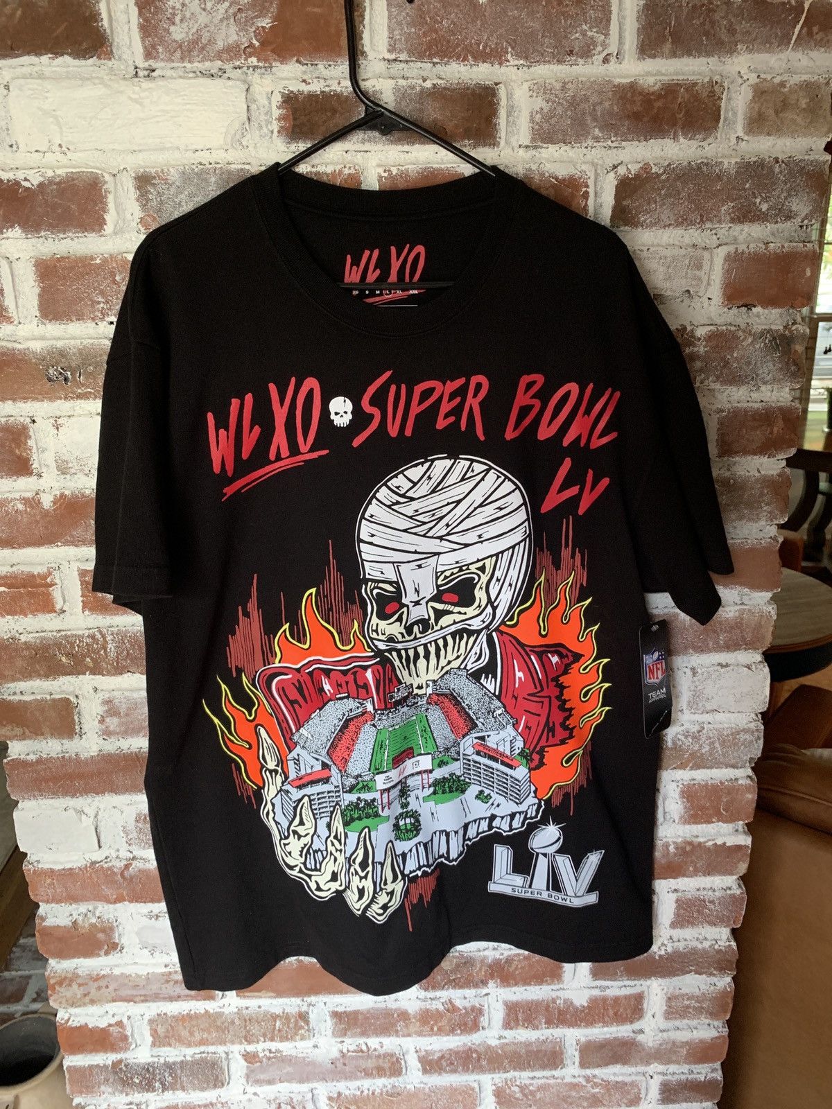 Warren Lotas X The Weeknd Superbowl LV Collab Shirt Size Medium