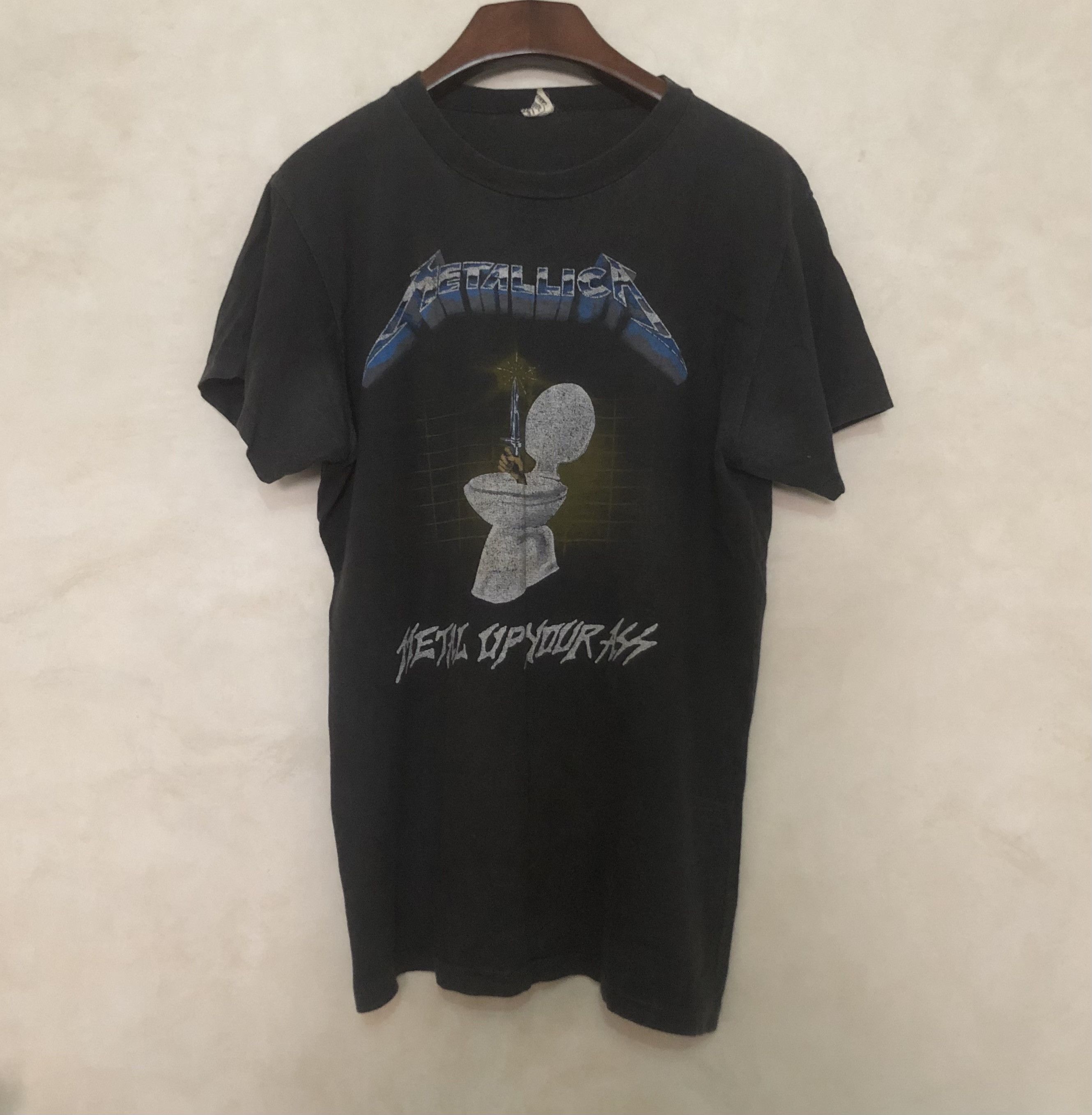 1985 Metallica Metal up Your Ass tee Oats merchandising