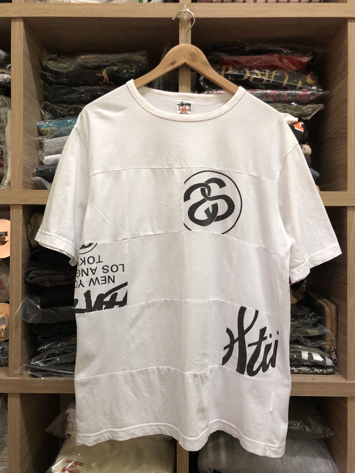 Stussy RARE Stussy Patchwork Design Tshirts Size US M / EU 48-50 / 2 - 1 Thumbnail