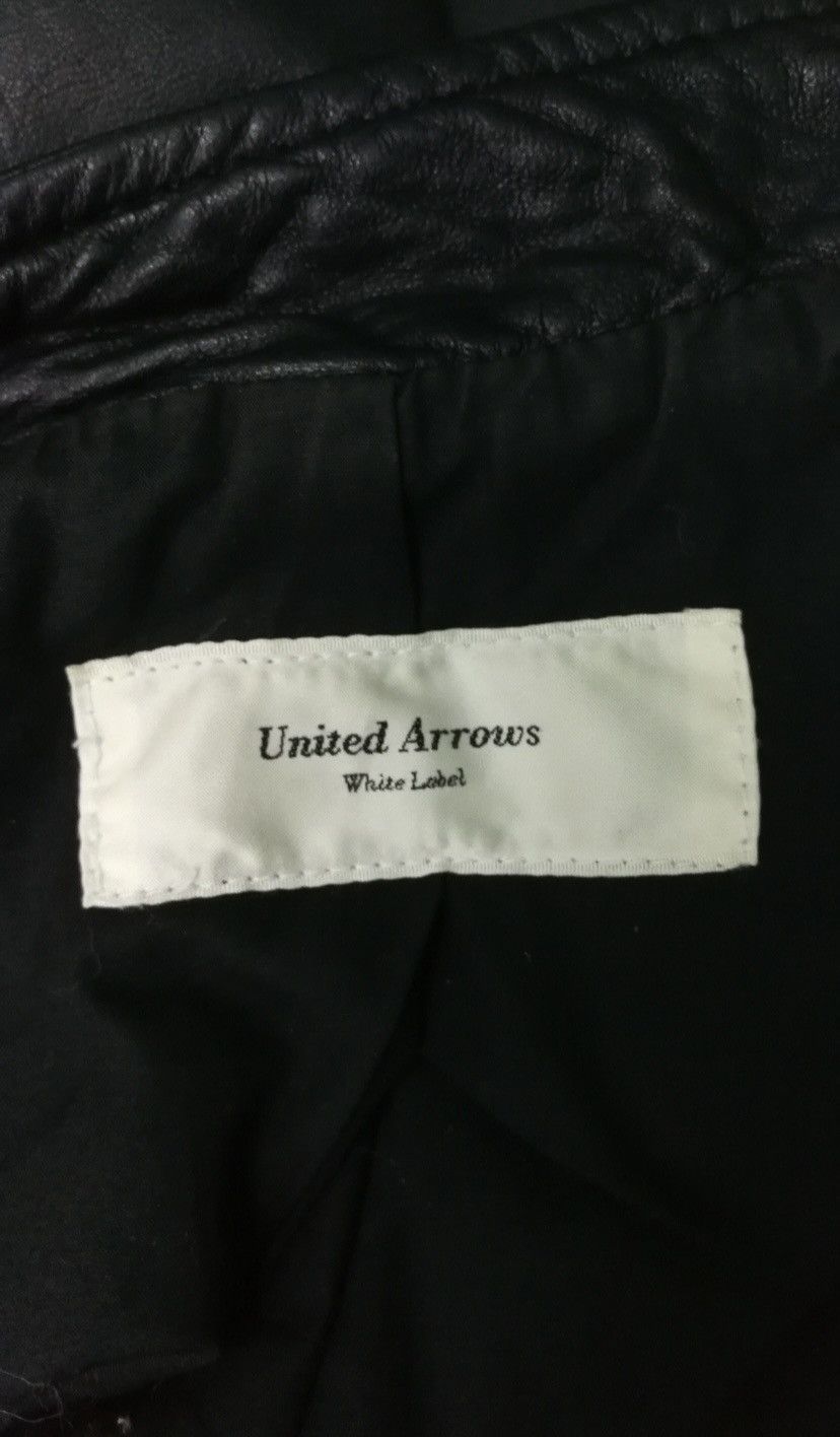 United Arrows UNITED ARROWS WHITE LABEL LEATHER JACKET Size US S / EU 44-46 / 1 - 5 Thumbnail
