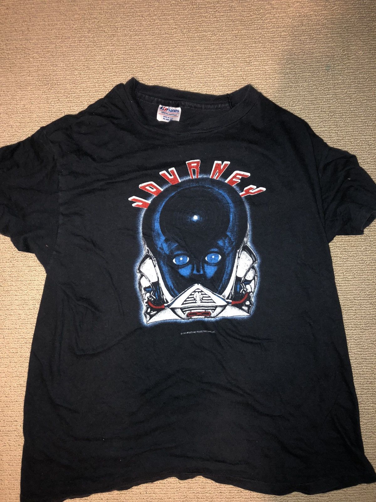 Band Tees Journey frontiers album cover t shirt Grailed