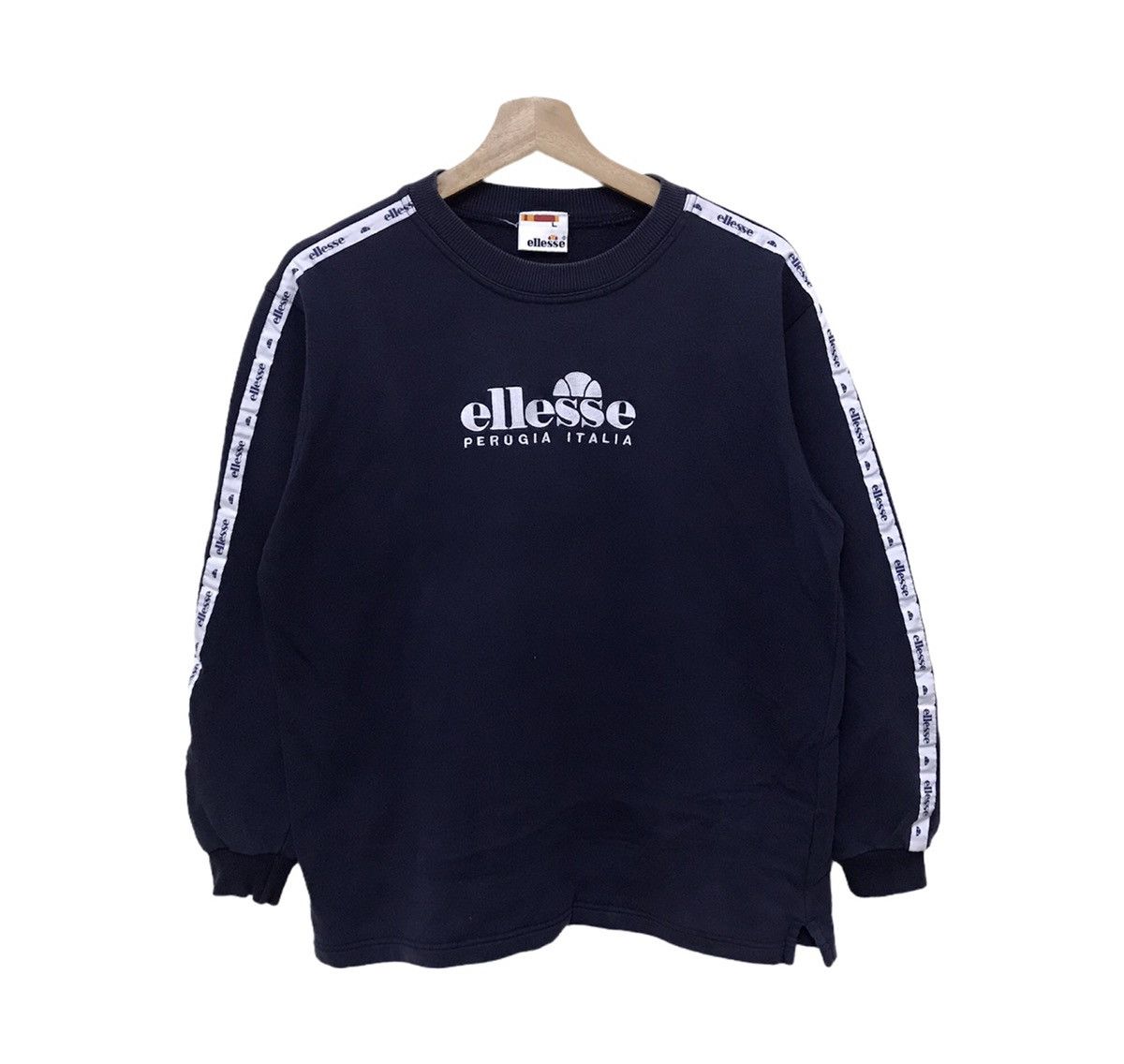 Ellesse Vintage Ellesse Sweatshirt Side Tape Big Logo Size US L / EU 52-54 / 3 - 1 Thumbnail