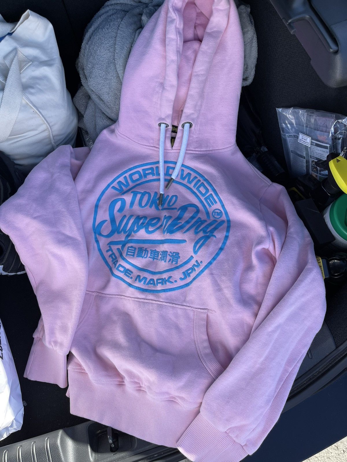 Superdry PINK SUPERDRY PUFF PRINT HOODIE Size US M / EU 48-50 / 2 - 1 Thumbnail