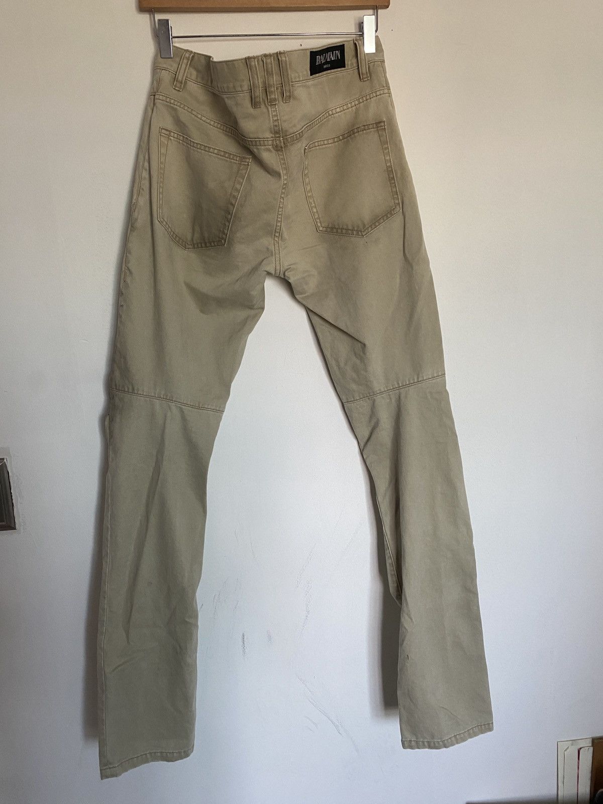 Balmain Dirt Wash 3D Khaki Chinos Decarnin Era Size US 30 / EU 46 - 8 Thumbnail