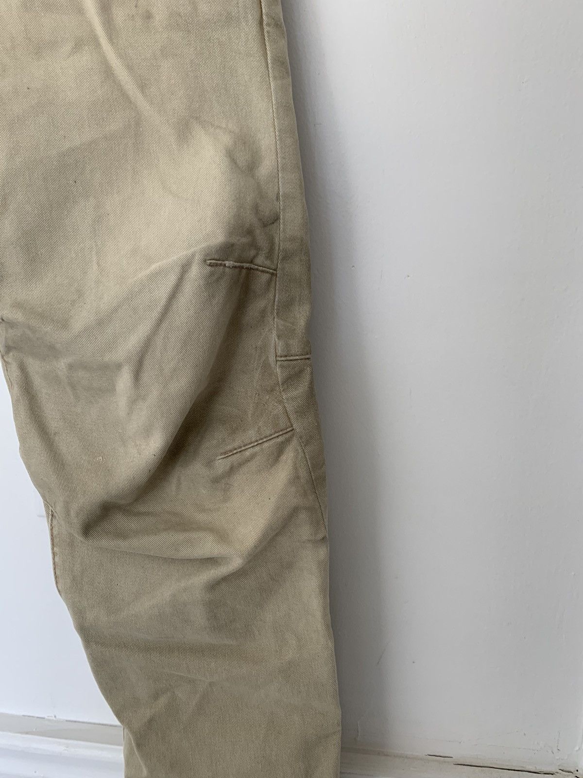 Balmain Dirt Wash 3D Khaki Chinos Decarnin Era Size US 30 / EU 46 - 3 Thumbnail