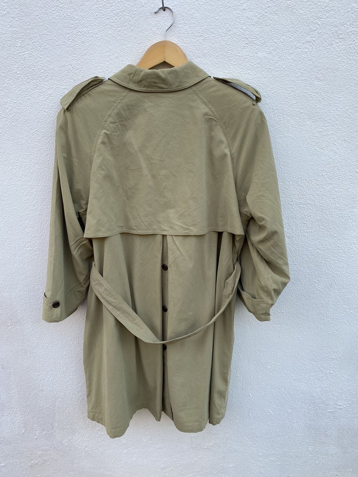 Burberry Vintage Burberrys Trench Coat / long coat nova check jacket Size US XL / EU 56 / 4 - 4 Thumbnail