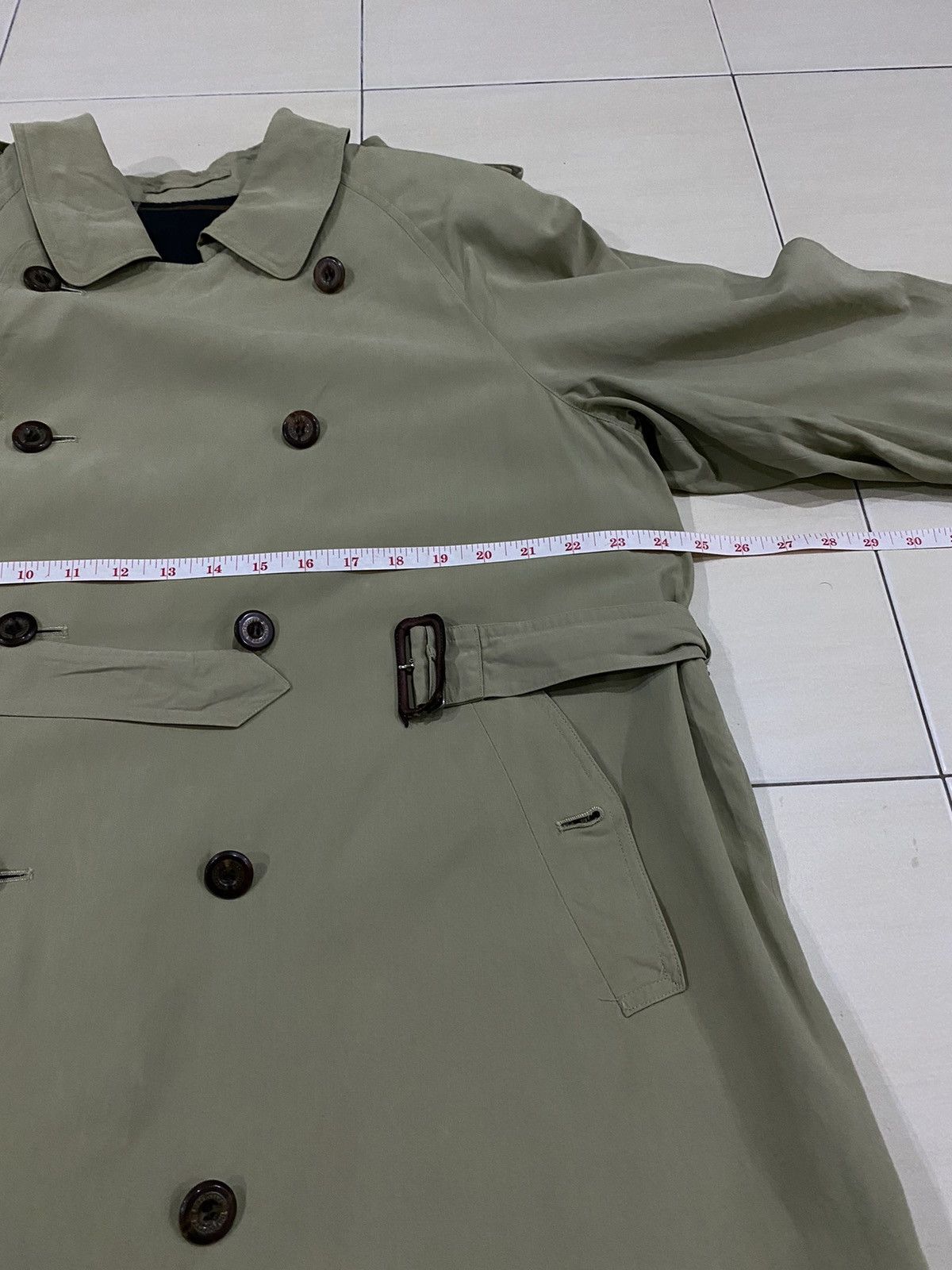 Burberry Vintage Burberrys Trench Coat / long coat nova check jacket Size US XL / EU 56 / 4 - 9 Thumbnail