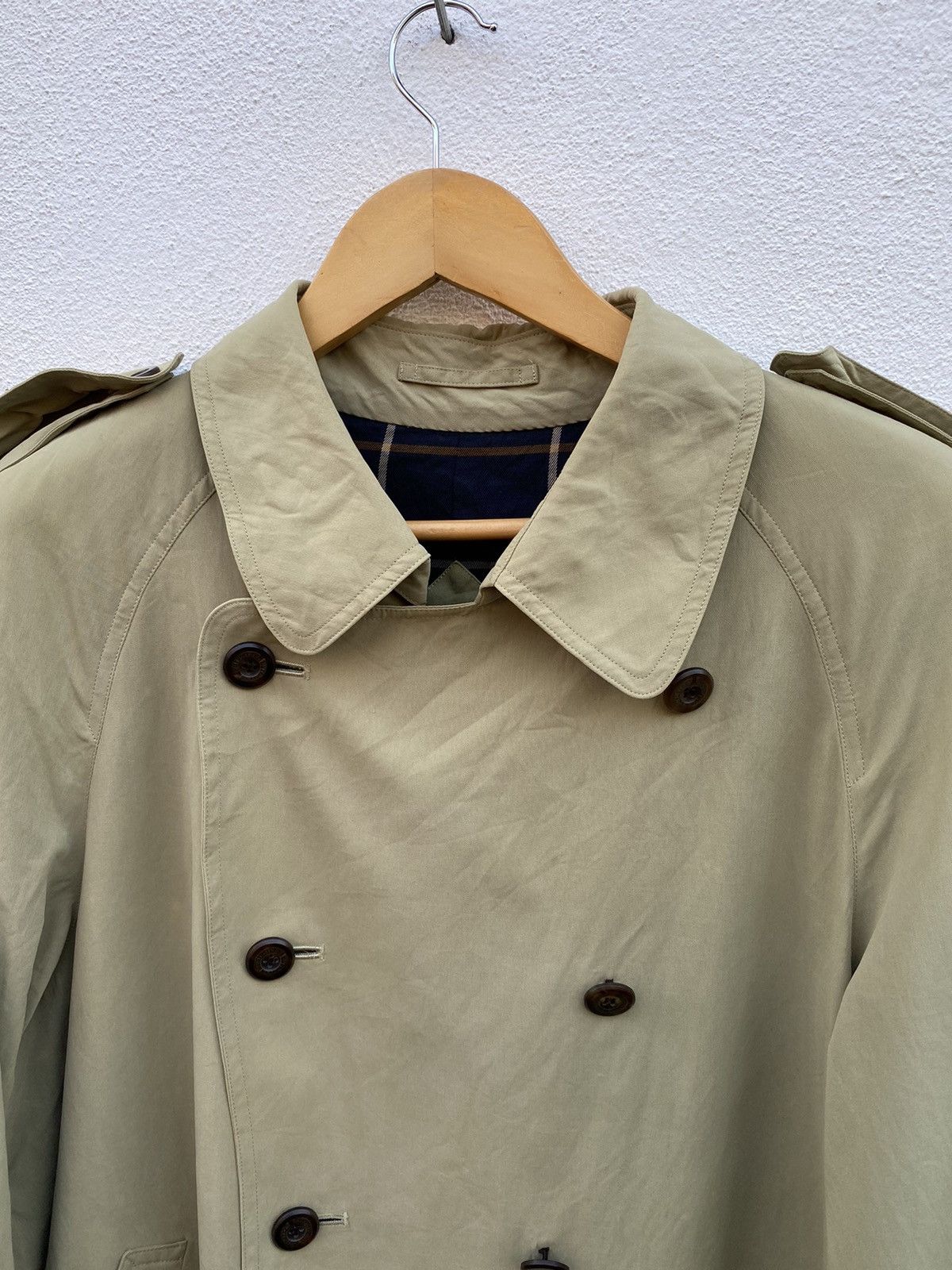 Burberry Vintage Burberrys Trench Coat / long coat nova check jacket Size US XL / EU 56 / 4 - 5 Thumbnail