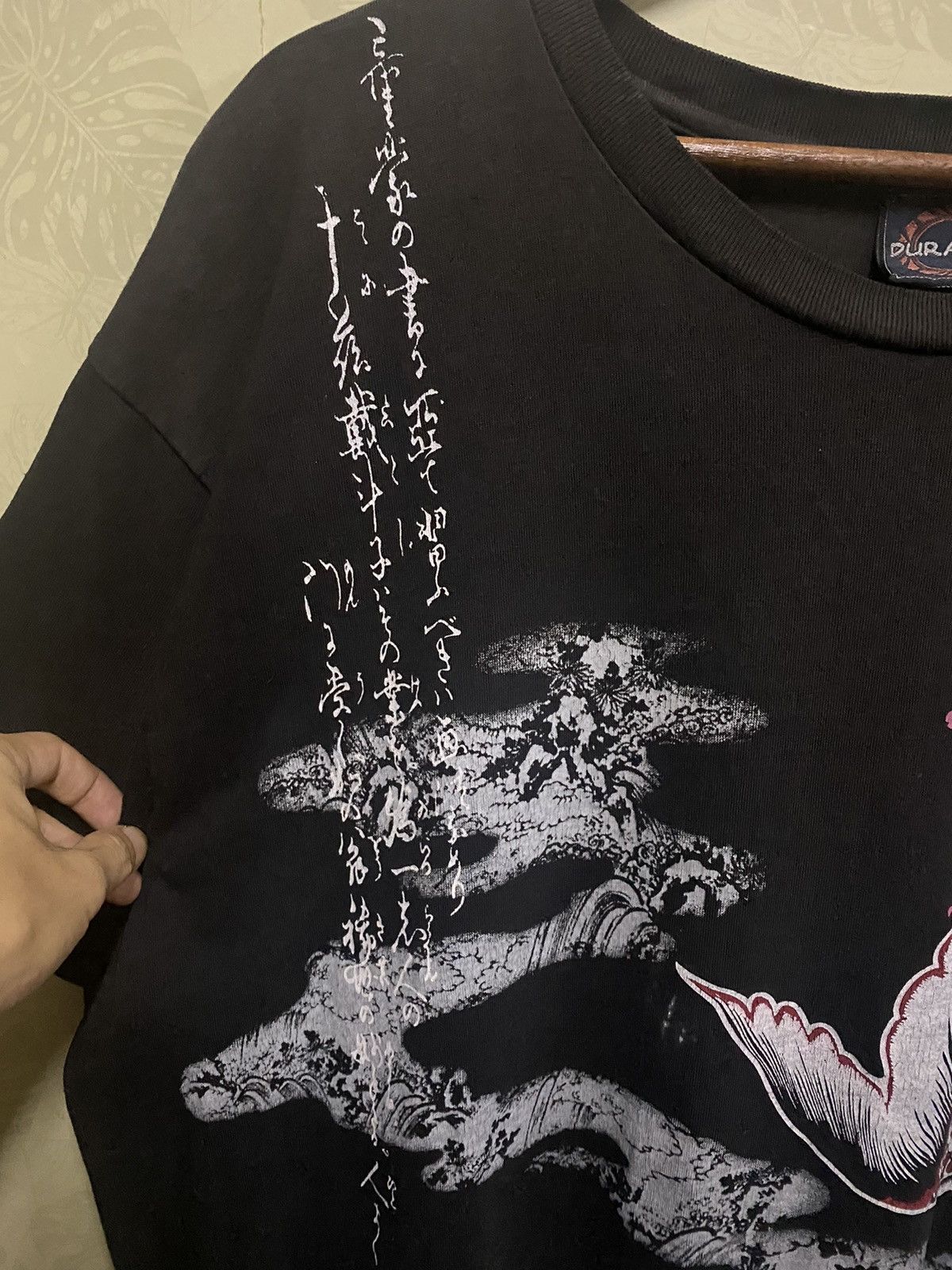 Japanese Brand × Vintage Vintage 90s sakura koi fish full print tshirt size L K6 Size US L / EU 52-54 / 3 - 6 Thumbnail