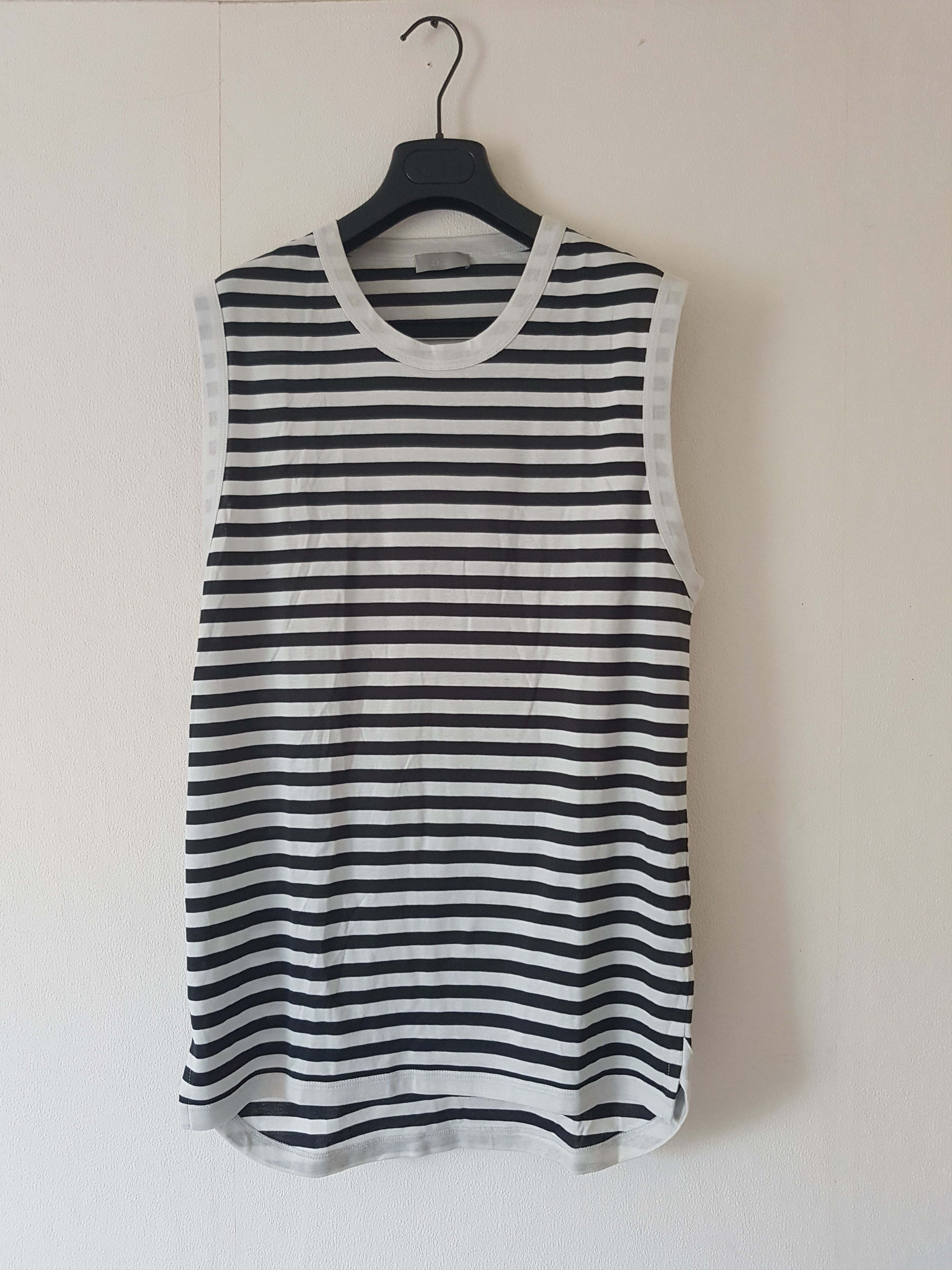 Dior Dior HOMME SS07 Black/White Striped Runway Tank Top Dior Dior HOMME SS07 Black/White Striped Runway Tank Top