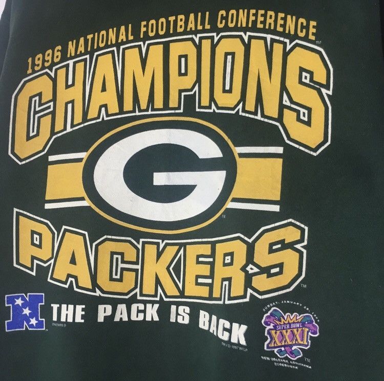 Lee × Vintage Vintage Lee 1996 Champion Packers Crewneck Sweatshirt Size US L / EU 52-54 / 3 - 2 Thumbnail