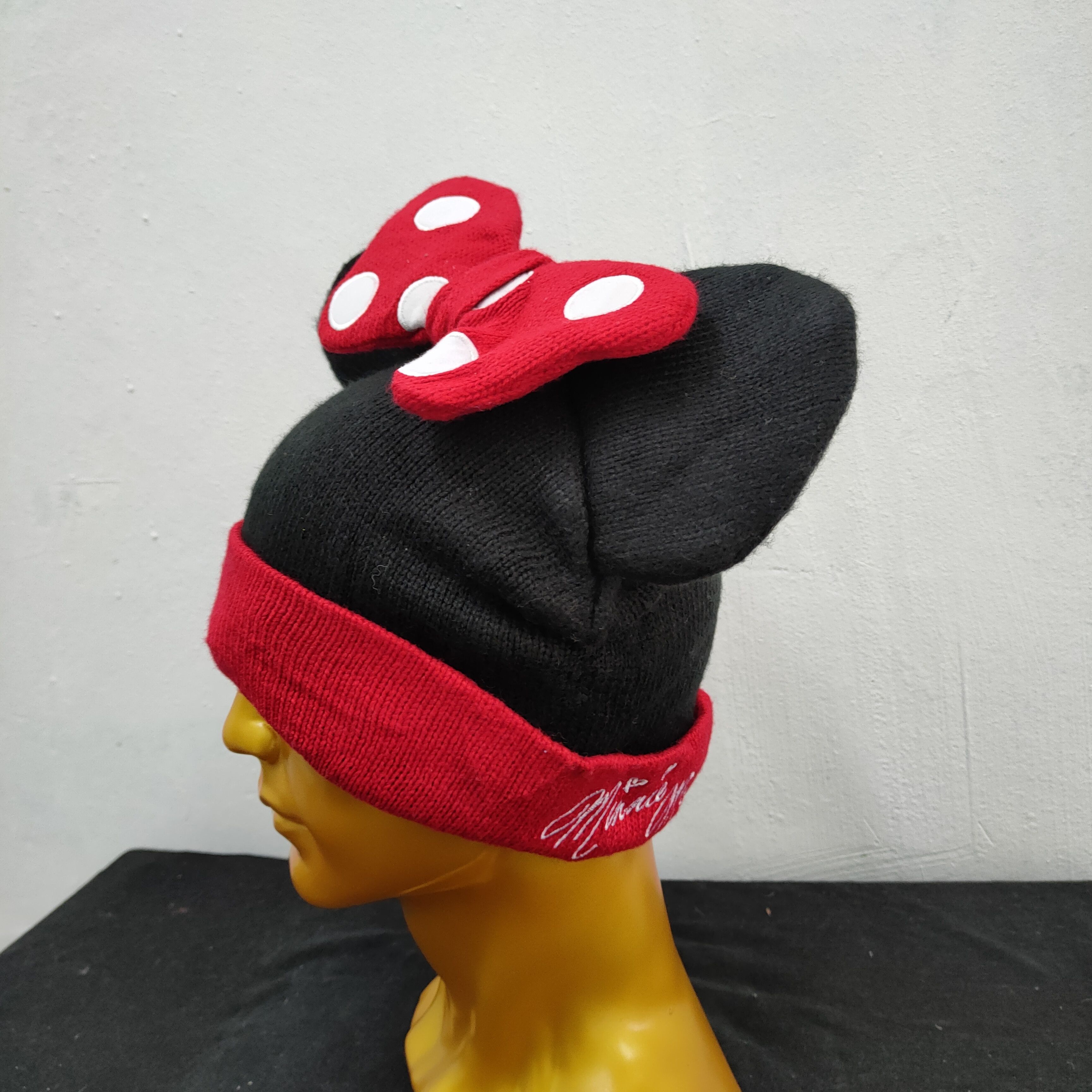 Cartoon Network × Disney × Mickey Mouse BESTOFFER 💥 MICKEY MOUSE BEANIE HAT LIKE COMME DES GARCONS Size ONE SIZE - 2 Thumbnail