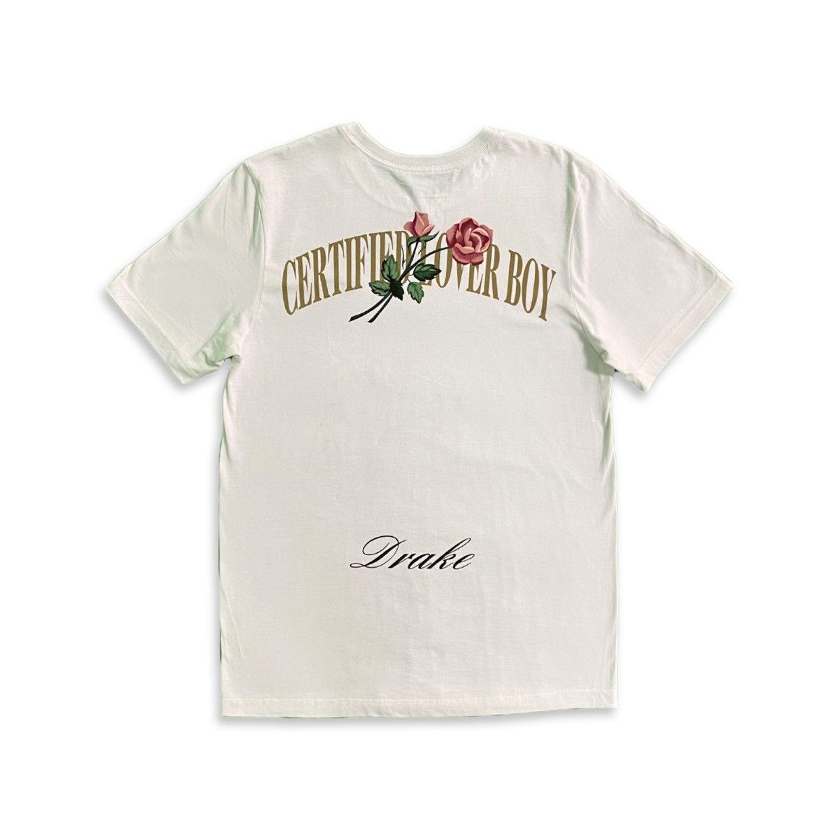Drake × Nike Certified Lover Boy CLB Rose Tee White SMALL Size US S / EU 44-46 / 1 - 1 Thumbnail