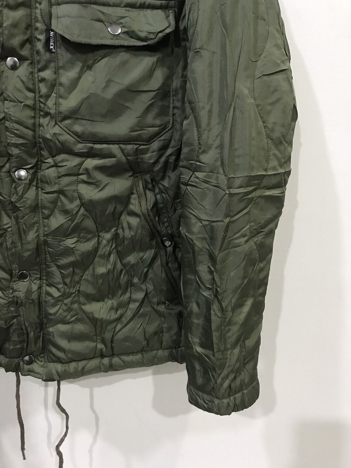 Avirex AVIREX Quilted Light Nylon Mikitary Jacket Size US L / EU 52-54 / 3 - 5 Thumbnail