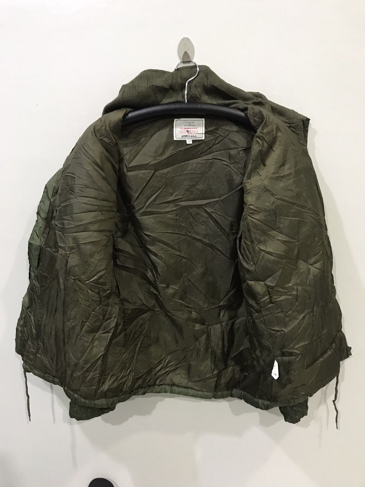 Avirex AVIREX Quilted Light Nylon Mikitary Jacket Size US L / EU 52-54 / 3 - 9 Thumbnail