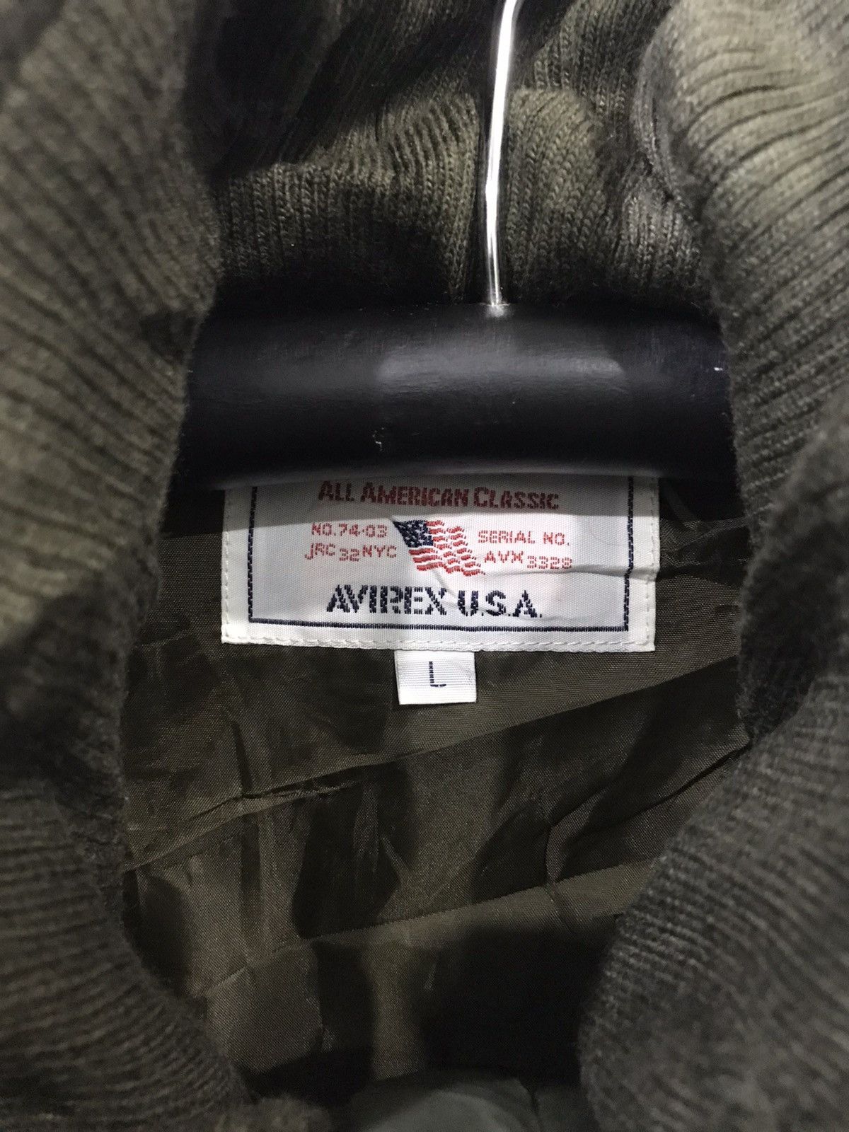 Avirex AVIREX Quilted Light Nylon Mikitary Jacket Size US L / EU 52-54 / 3 - 7 Thumbnail