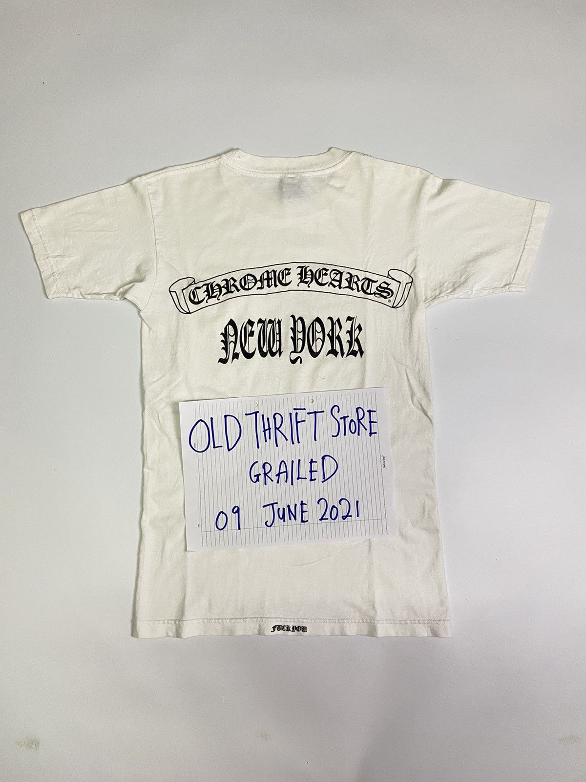 Chrome Hearts Vintage Chrome Hearts New York pocket Tee Size US S / EU 44-46 / 1 - 2 Thumbnail
