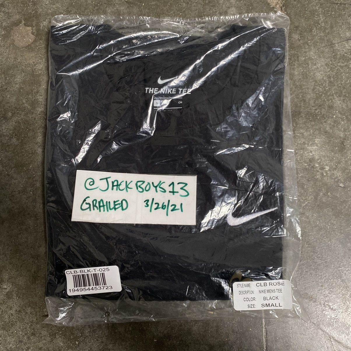 Drake × Nike Certified Lover Boy CLB Rose Tee Black SMALL Size US S / EU 44-46 / 1 - 5 Thumbnail