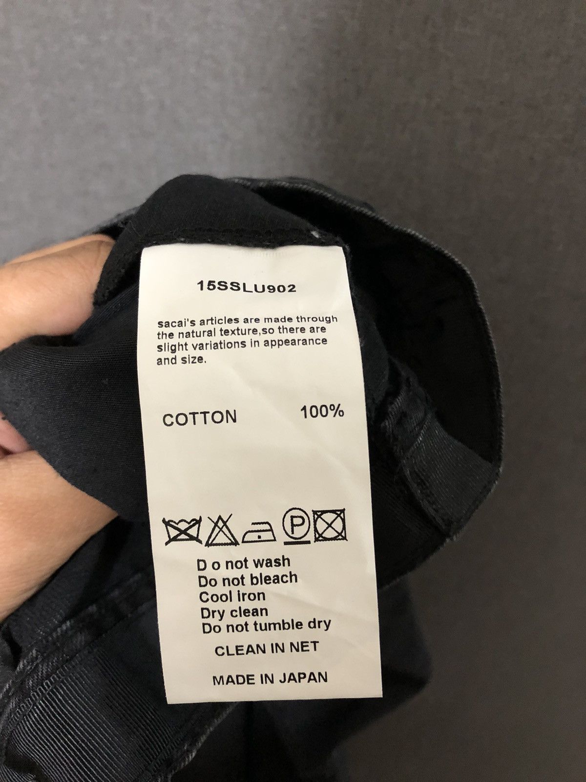 Sacai Rare! Sacai Luck- Wide Leg Denim pants Size US 30 / EU 46 - 10 Thumbnail
