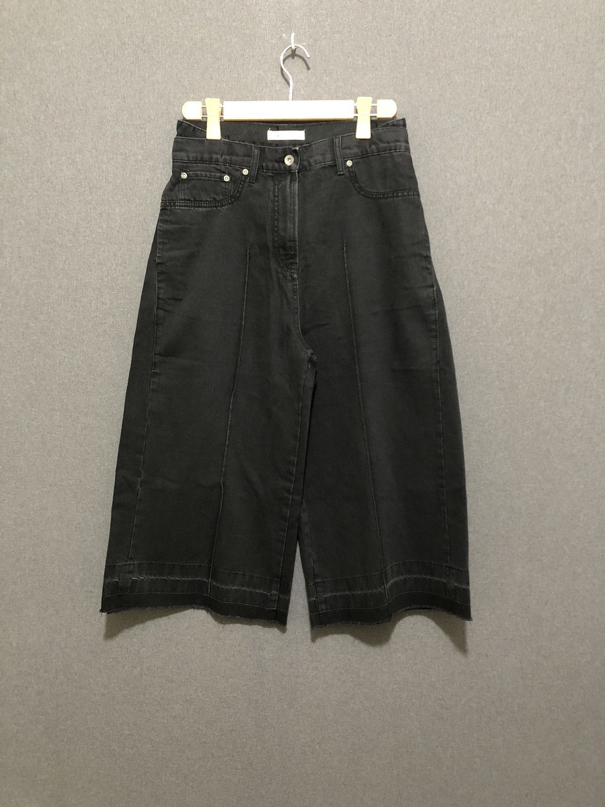 Sacai Rare! Sacai Luck- Wide Leg Denim pants Size US 30 / EU 46 - 1 Thumbnail