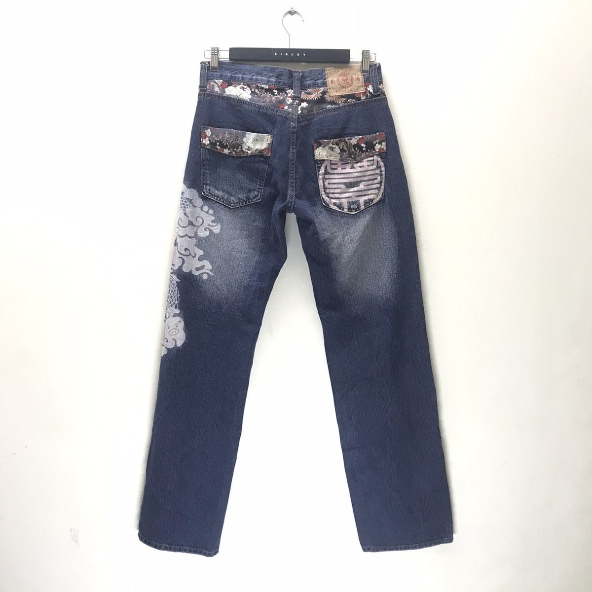 Vintage Japanese Brand Buden Denim Dragon Painted Jeans Size US 32 / EU 48 - 10 Thumbnail