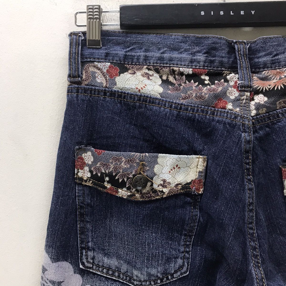 Vintage Japanese Brand Buden Denim Dragon Painted Jeans Size US 32 / EU 48 - 12 Thumbnail