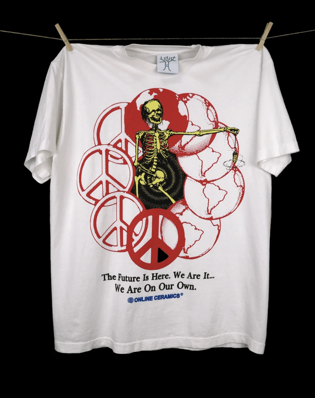 Online Ceramics NEW! Skeleton Tee Size US S / EU 44-46 / 1 - 1 Preview